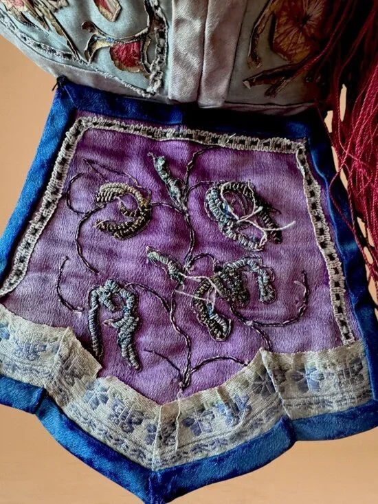 Antique Chinese Child’s Embroidered Tiger Hat Protective Festival Cap - Picture 8 of 16